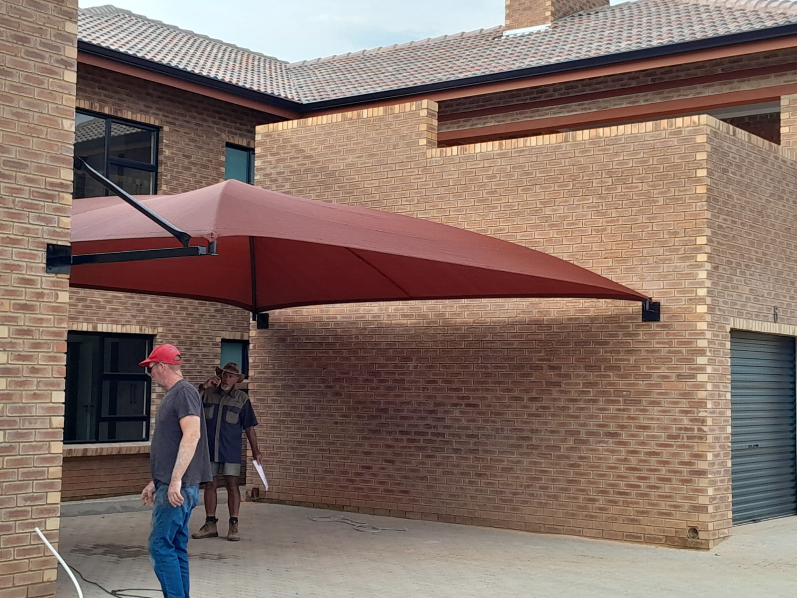 Wall Mount Double Shadenet Carports